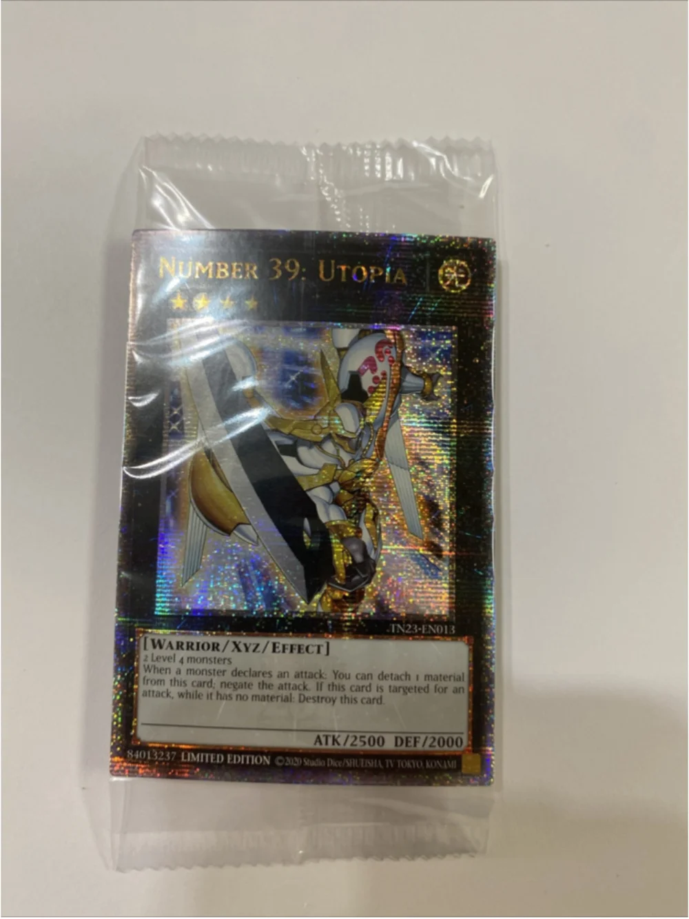Yu gi oh card sealed ita tn23-it013 Numero 39 Utopia quarter century 25th